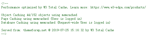 WordPress配置Memcached缓存教程 W3 Total Cache插件（无需代码）