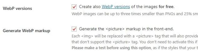 使用ShortPixel为你的WordPress配置WebP图片 图文教程